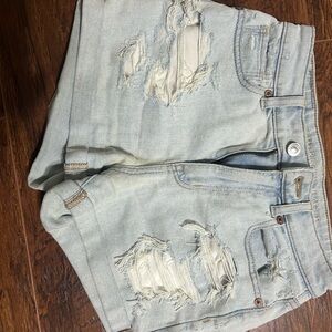 American Eagle Outfitters Light Blue Denim Shorts
